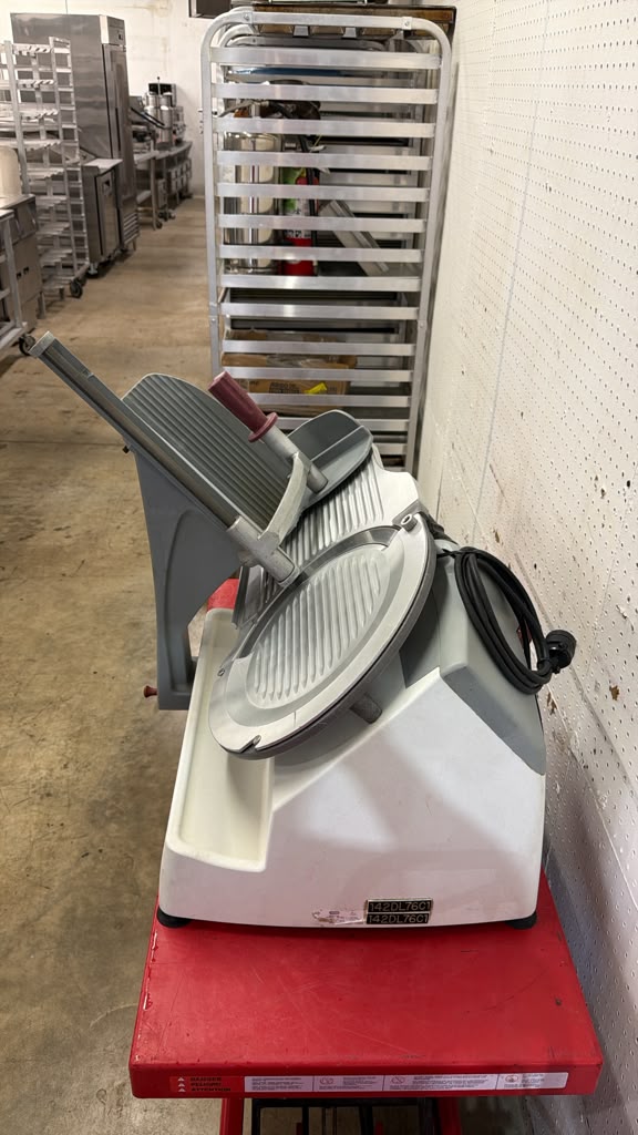 Used 13" Berkel X13A Automatic Gravity Feed Deli Meat Cheese Slicer - 1/2 hp