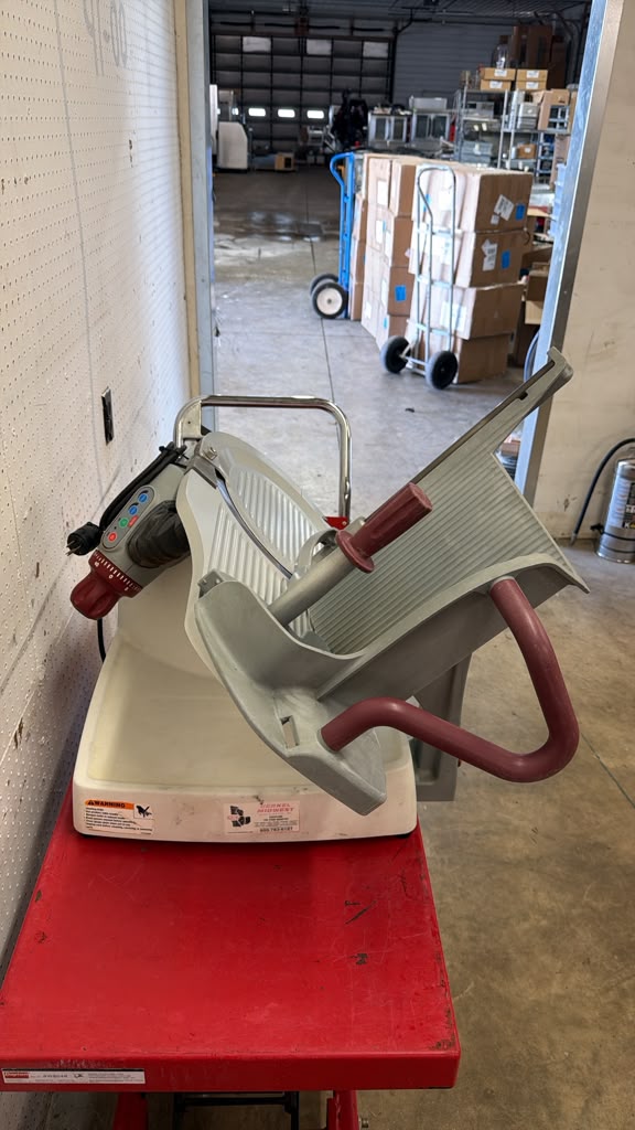 Used 13" Berkel X13A Automatic Gravity Feed Deli Meat Cheese Slicer - 1/2 hp