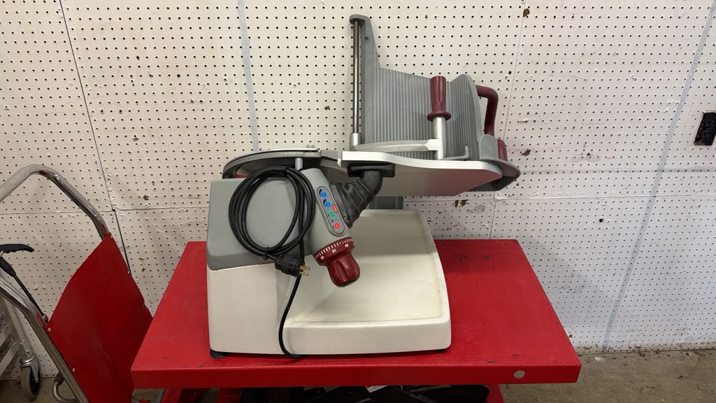 Used 13" Berkel X13A Automatic Gravity Feed Deli Meat Cheese Slicer - 1/2 hp