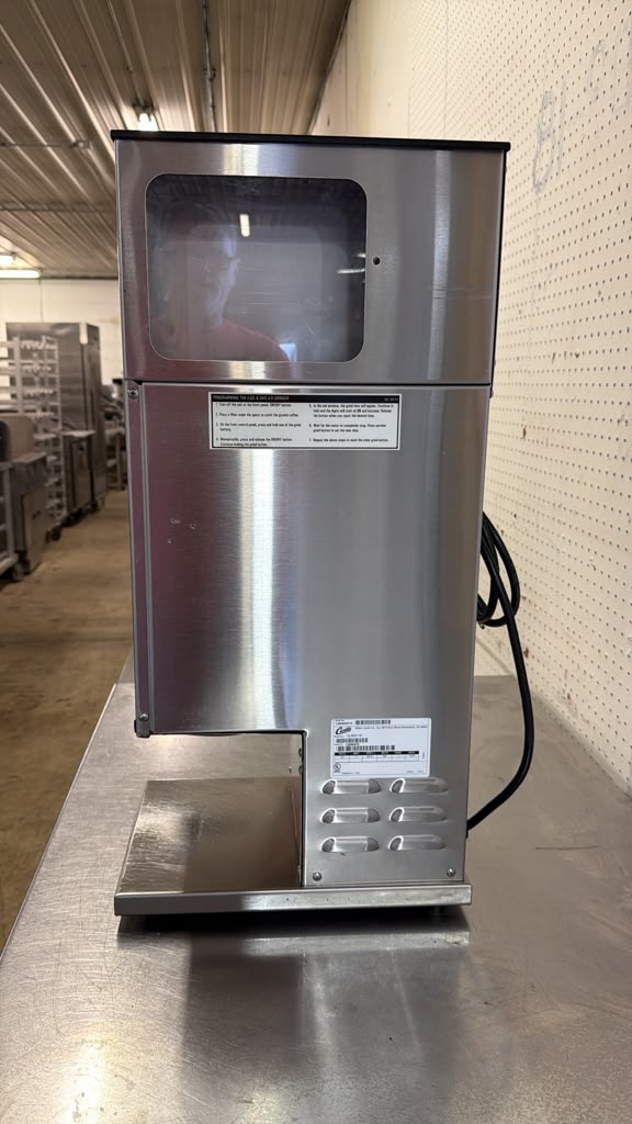 Used Curtis ILGD-10 15 lb. Double Hopper Coffee Grinder - 120V - TH