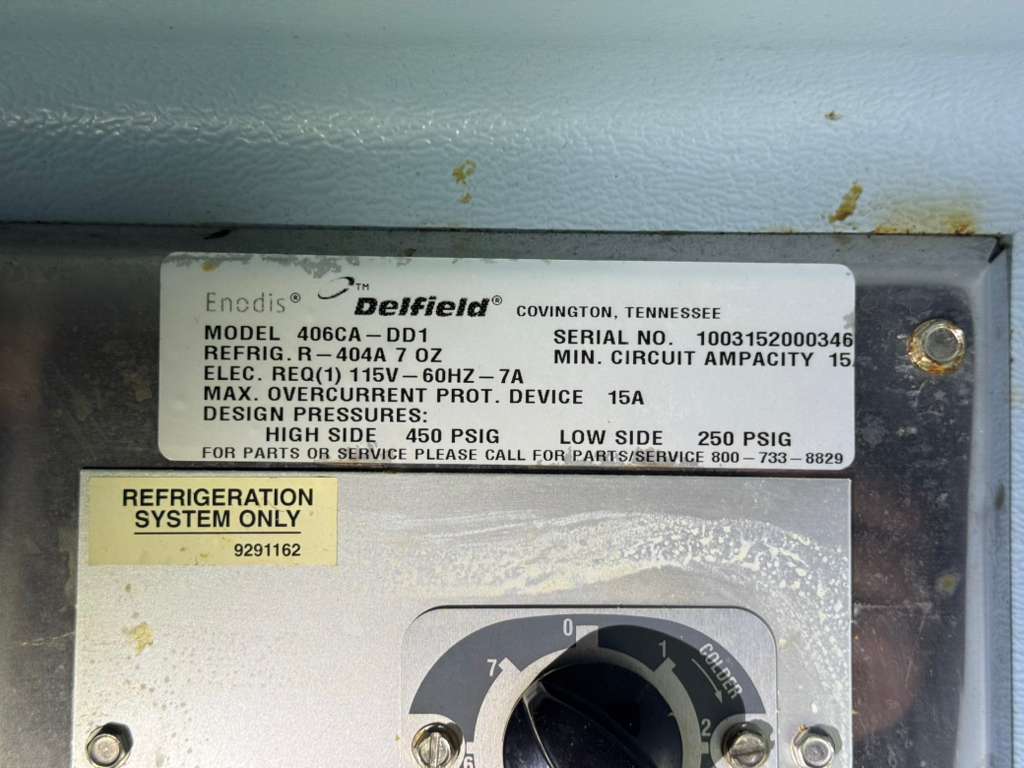 Used 27" Delfield 406CA-DD1 Undercounter Single Door Refrigerator 120V