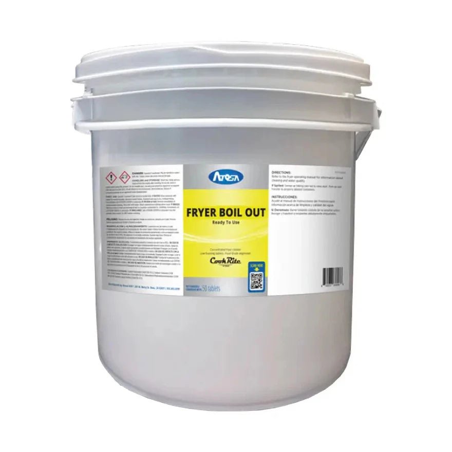 New Atosa ATTAB1 Atosa Fryer Boil Out Tabs (50ea/Pail) - Falcon Restaurant Supply - 1