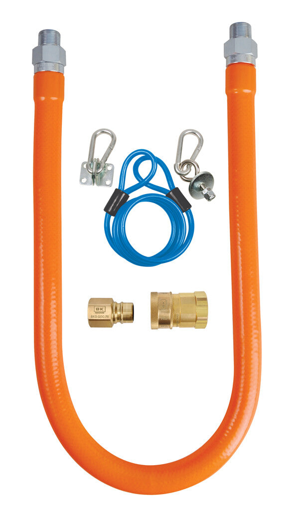 BK-Resources 3/4" X 60" Gas Hose Connector Kit #2