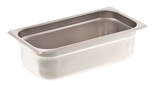 New Browne 22134 - Steam Table Pan, 1/3 size, 4-1/2 qt., 4" deep, 22 gauge stainless (Case)