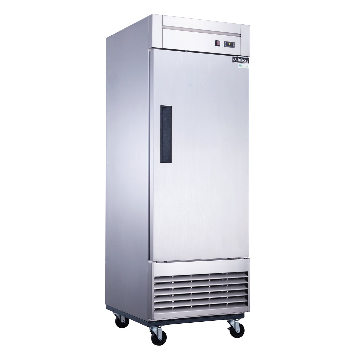 New Dukers D28R Stainless Steel Single Solid Door Commercial Reach-in Refrigerator