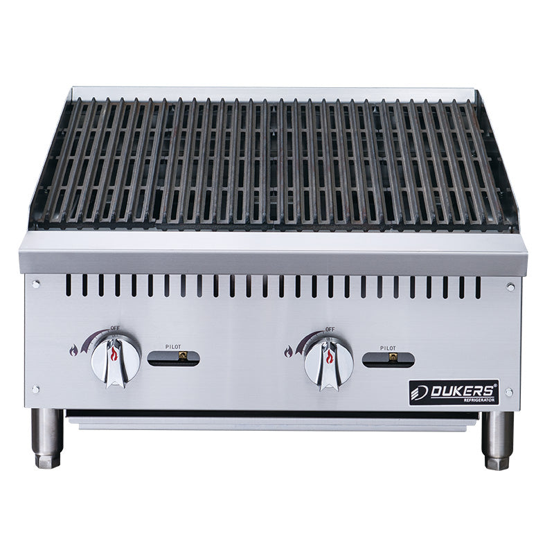 New Dukers DCCB24 24 in. W Countertop Charbroiler Chargrill Grill 70,000 BTU