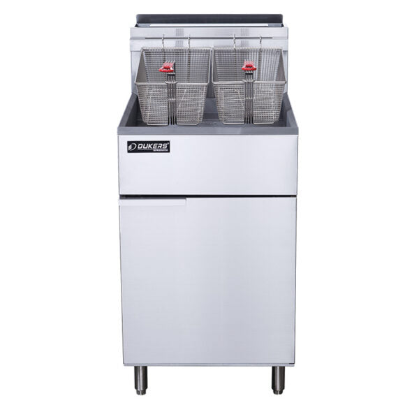 Dukers DCF5-LPG Liquid Propane Gas Fryer with 5 Tube Burners 70lbs