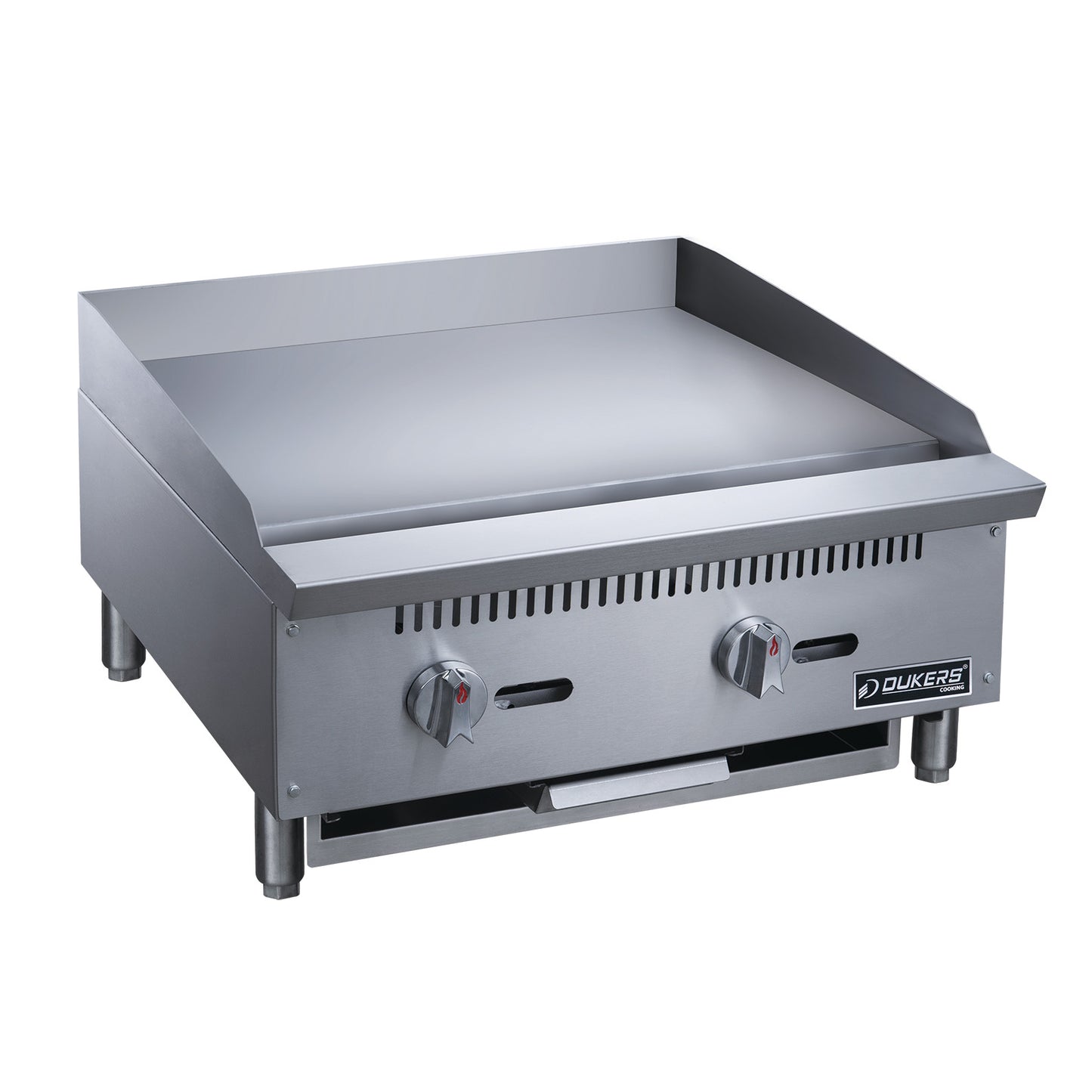 New Dukers DCGM24 24 in. W Flat Top Griddle with 2 Burners