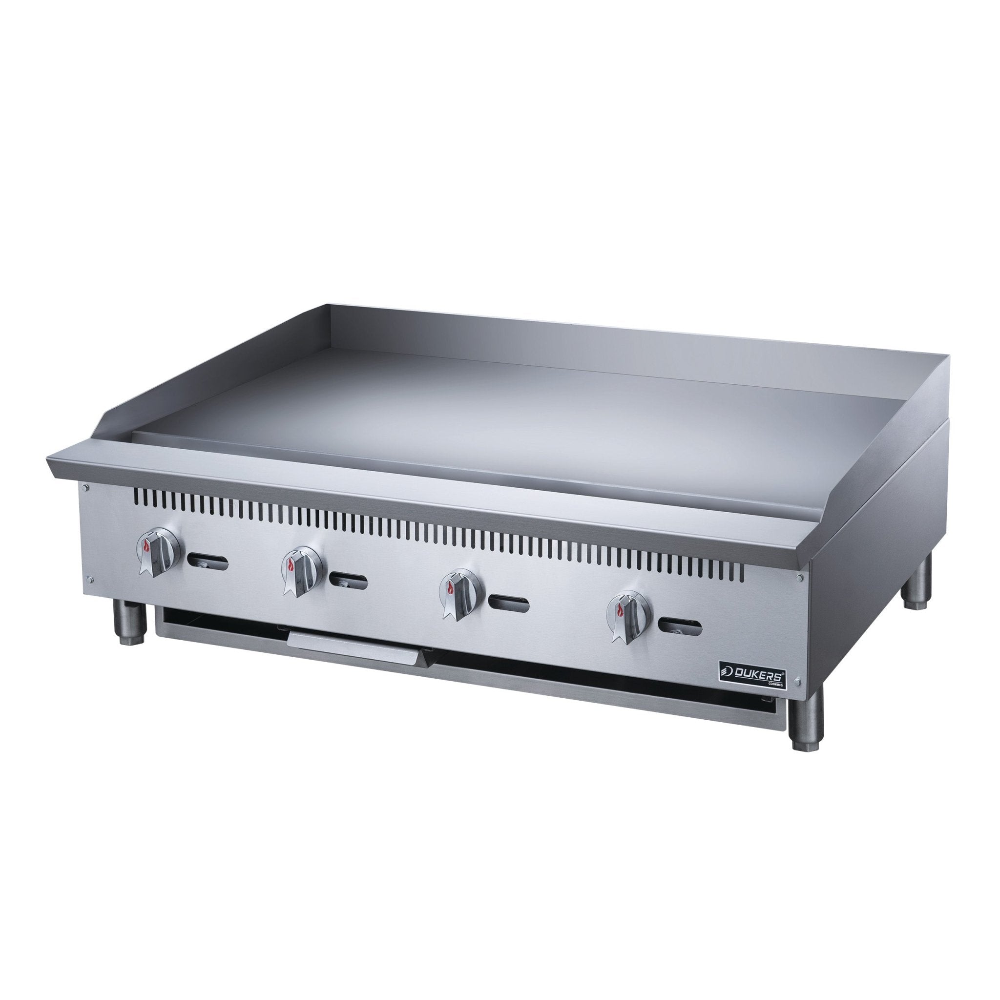 New Dukers DCGMA48 48 in. W Flat Top Griddle with 4 Burners - Falcon Restaurant Supply - 4
