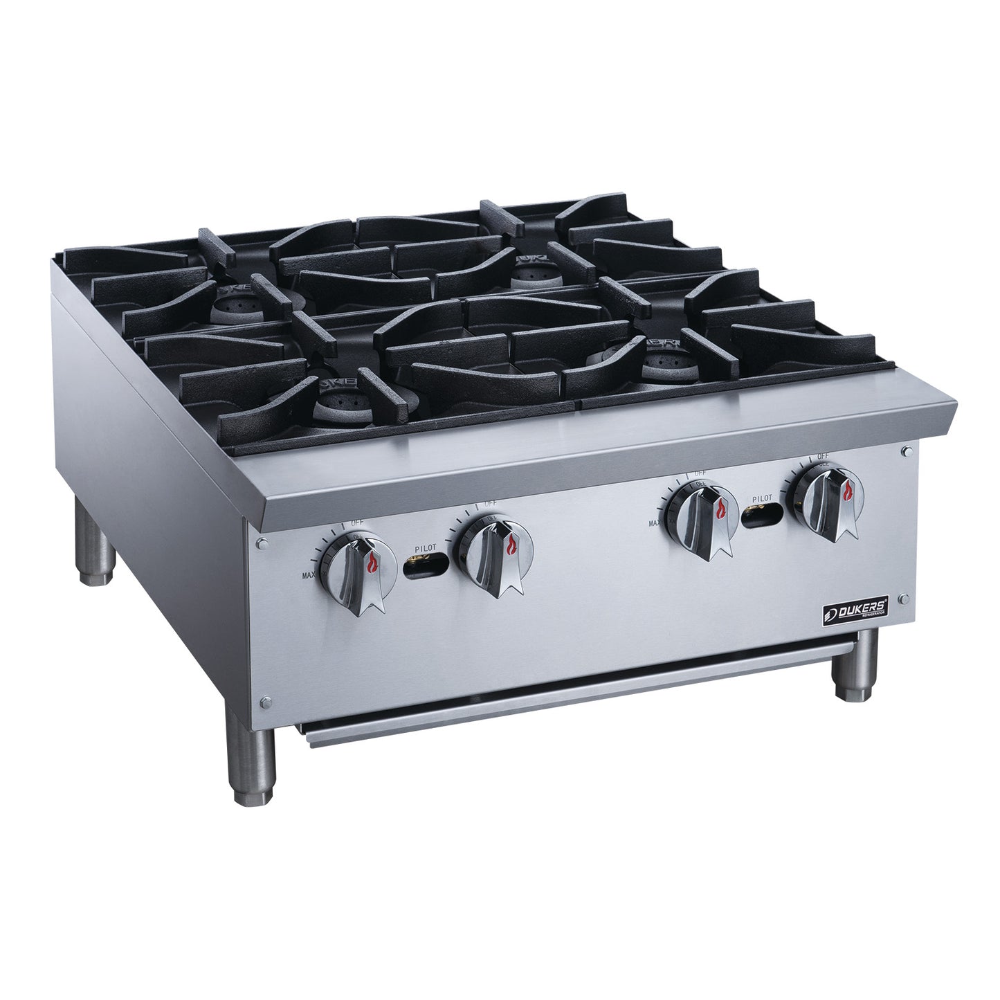 Dukers DCHPA24 Hot Plate with 4 Burners