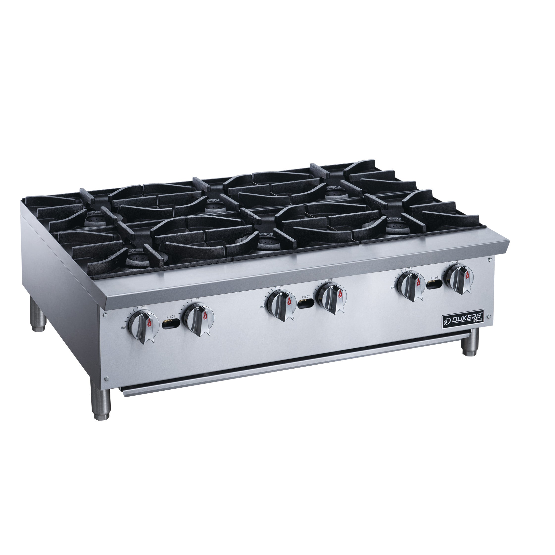 New Dukers DCHPA36 Hot Plate with 6 Burners