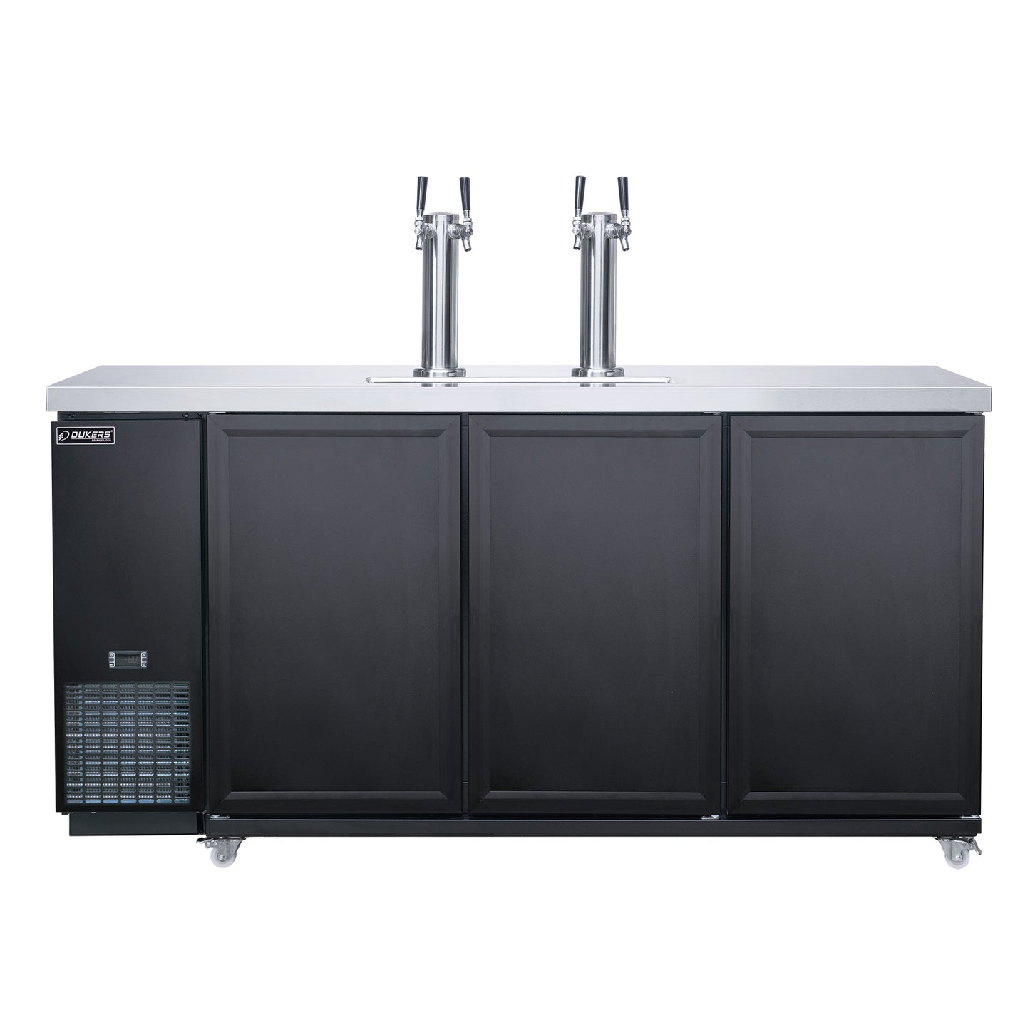 Dukers DKB72-M3 Double Tap Kegerator