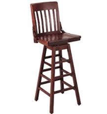 Jasper Walton East 102-BS-30 Wooden Bar Stool Chair with Back