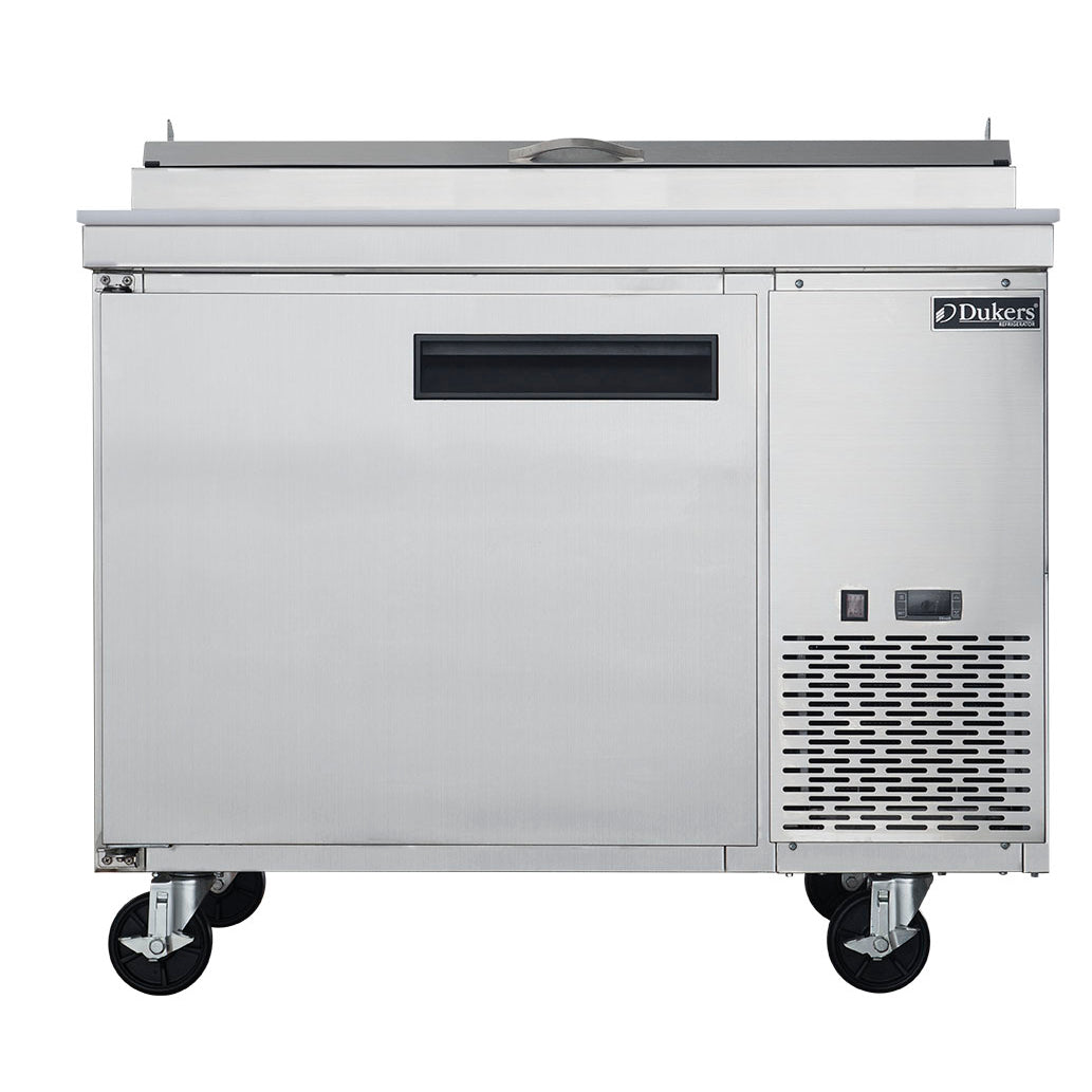 New Dukers DPP44-6-S1 Commercial Single Door Pizza Prep Table Refrigerated