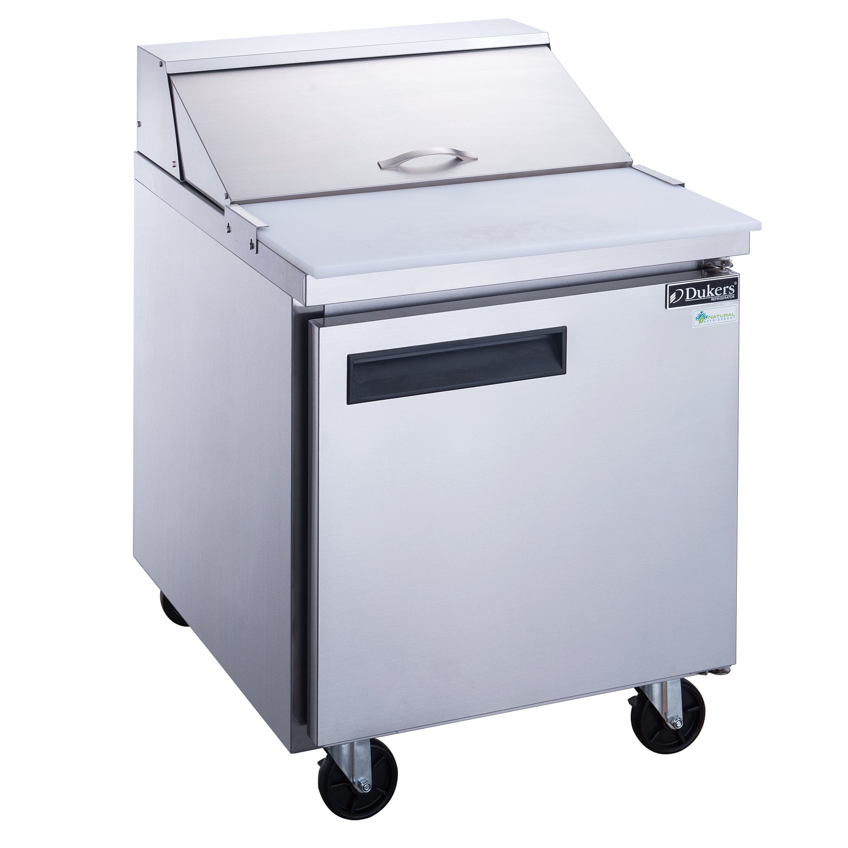 New Dukers DSP29-8-S1 1-Door Commercial Food Prep Table Refrigerated in Stainless Steel