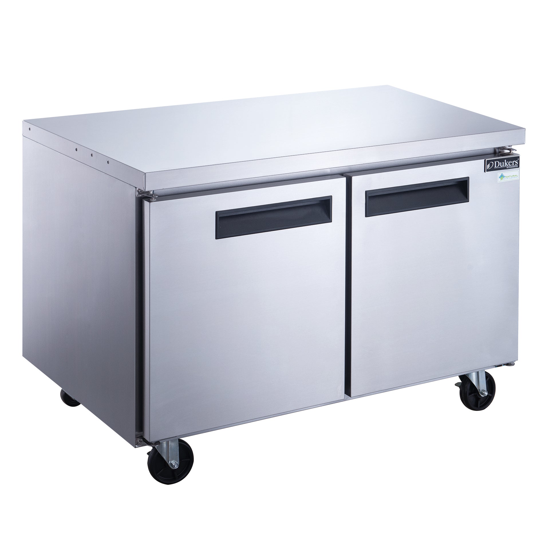 New Dukers DUC48F 2-Door Undercounter Freezer in Stainless Steel