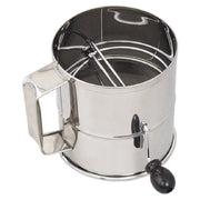 New Browne 8 cup Stainless Steel Rotary Flour Sifter (1260)
