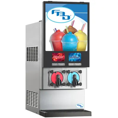 Unused FBD 772 Frozen Beverage 2 Barrel Slushie Dispenser - 230V