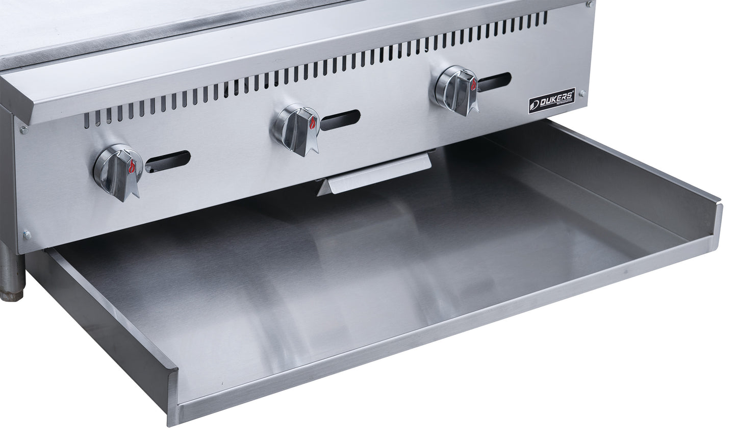 New Dukers DCGM24 24 in. W Flat Top Griddle with 2 Burners