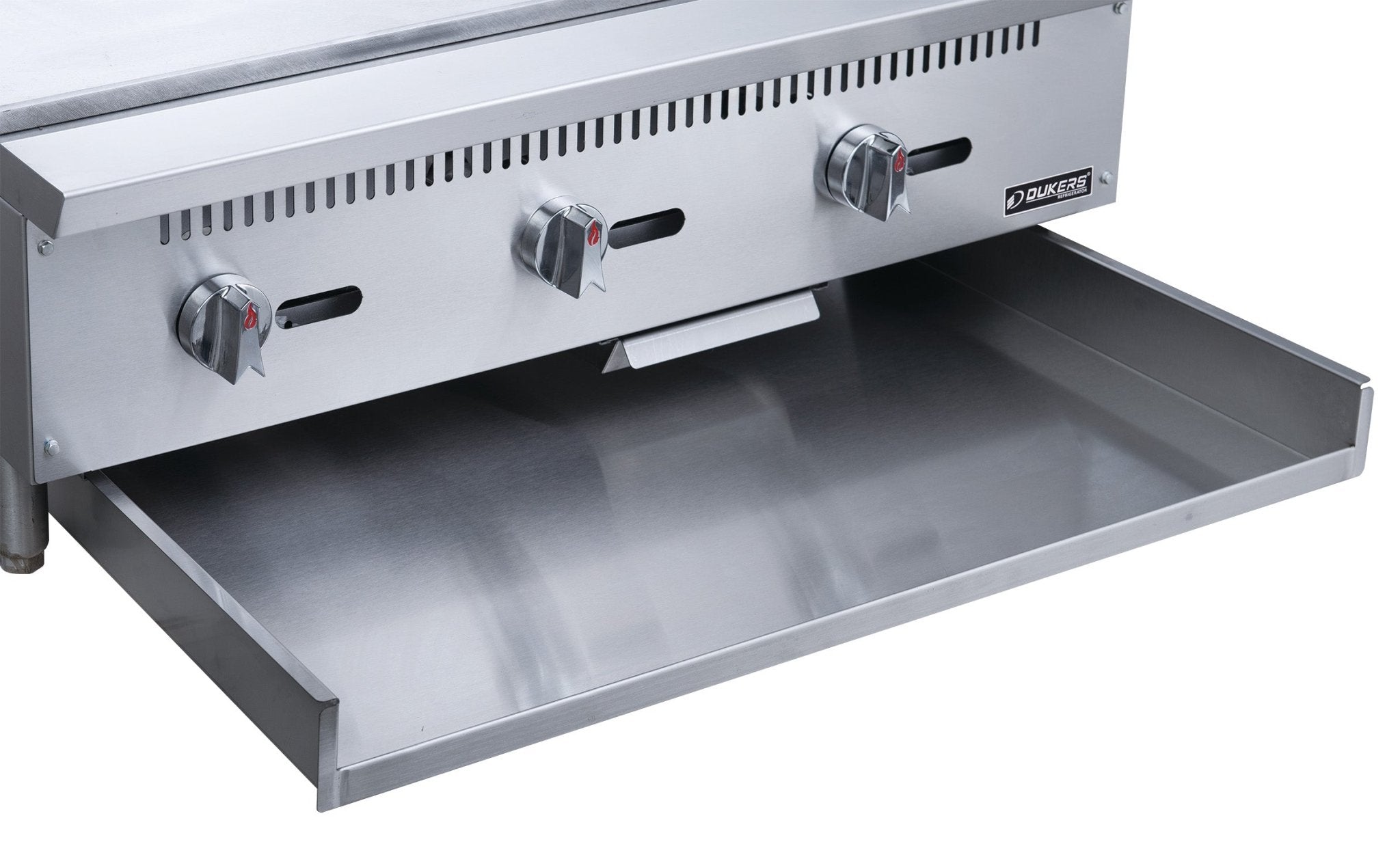 New Dukers DCGMA36 36 in. W Flat Top Griddle with 3 Burners - Falcon Restaurant Supply - 6