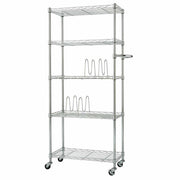 New TRINITY Basics EcoStorage 5-Tier Metal Shelving Rack