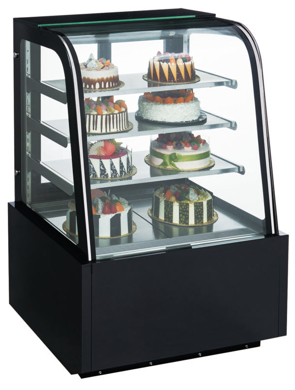 New Dukers DDM48R-CB Curved Glass 48″ Cake Showcase