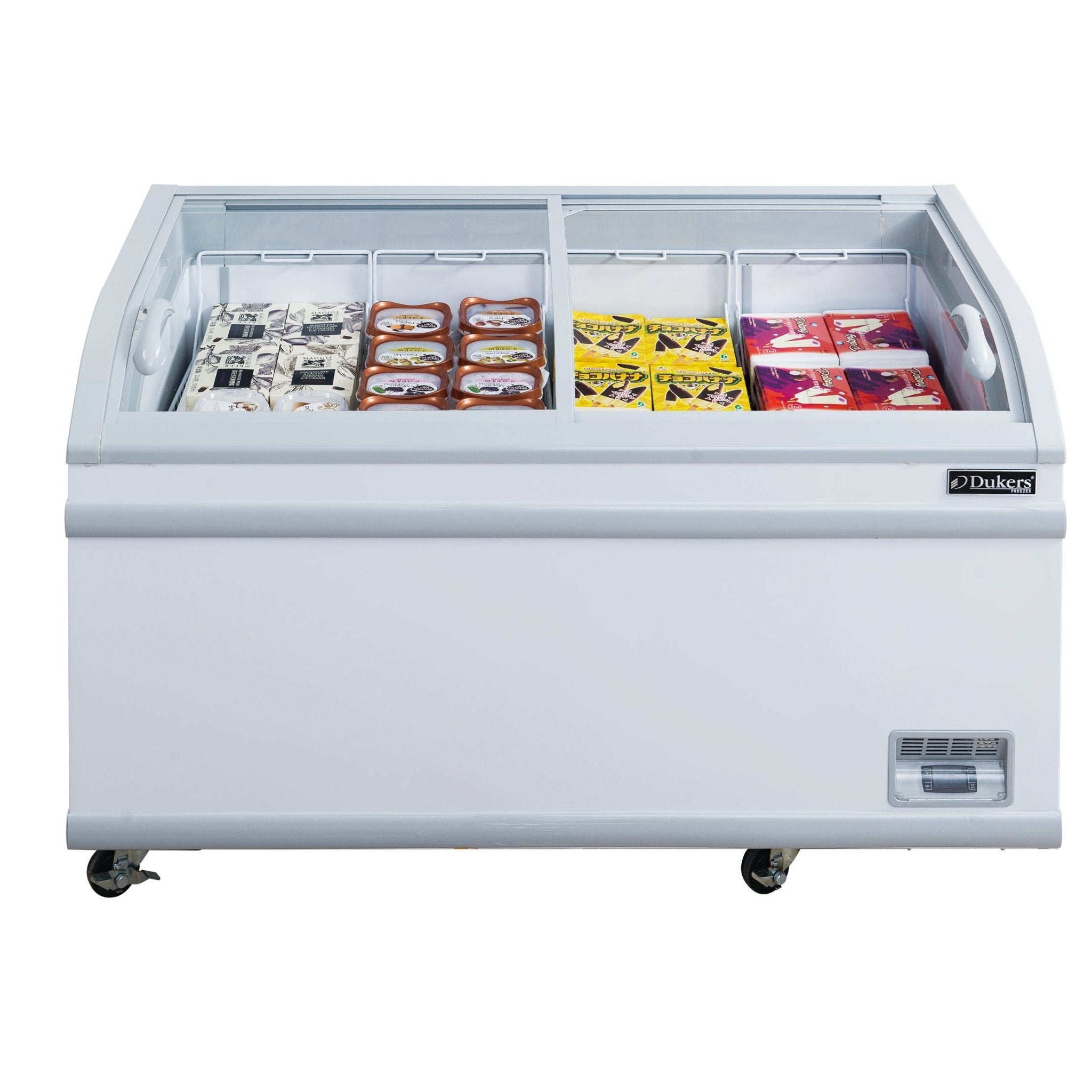 New Dukers WD - 700Y Commercial Chest Freezer in White 72" - Falcon Restaurant Supply - 2