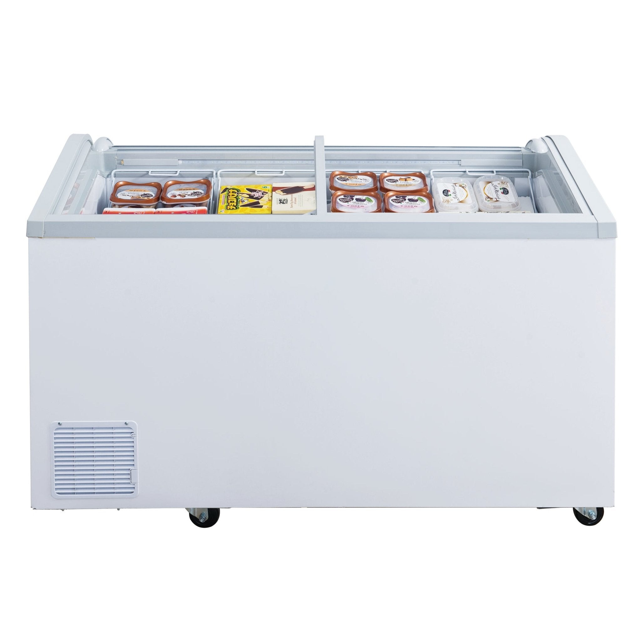 New Dukers WD - 500Y Commercial Chest Freezer in White 56" - Falcon Restaurant Supply - 5