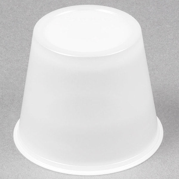 New Solo P550N 5.5 oz. Translucent Polystyrene Souffle / Portion Cup - 2500/Case C IP