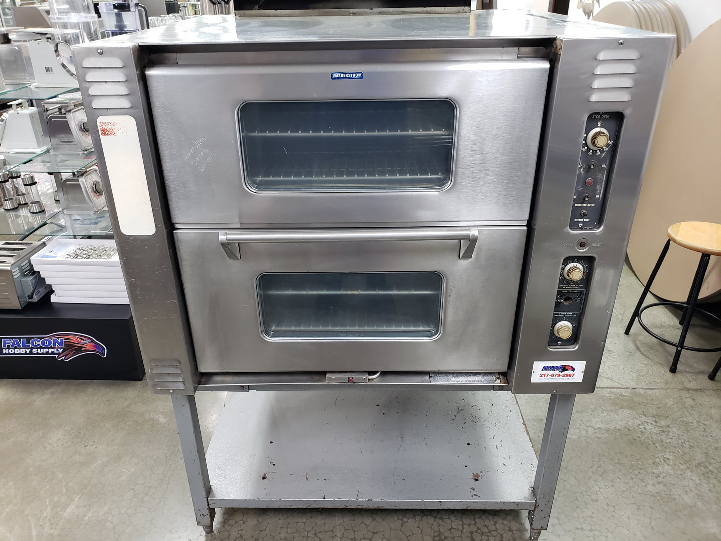 Used Market Forge 200 Full Size, Split Door, Natural Gas Convection Oven - Used