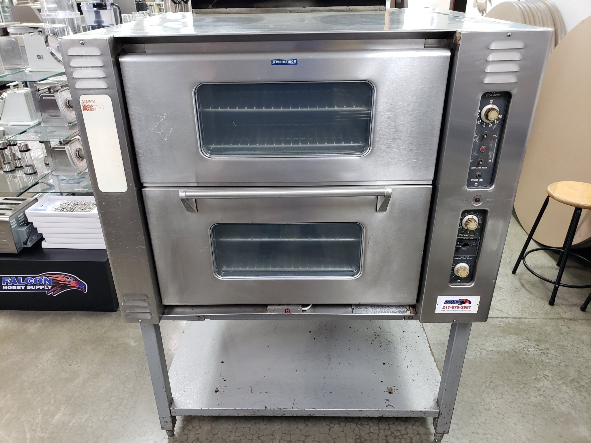 Used Market Forge 200 Full Size, Split Door, Natural Gas Convection Oven - Used - Falcon Restaurant Supply - 1