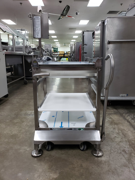 M&E Deli Buddy Mobile Stainless Steel Cart - New