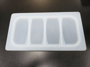 New Ever-Ocean SW013 1/3 Food Pan Silicone Lids Package of 4