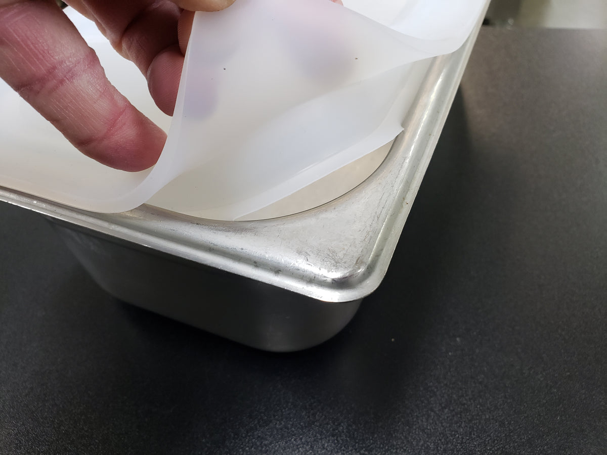 New Ever-Ocean SW013 1/3 Food Pan Silicone Lids Package of 4