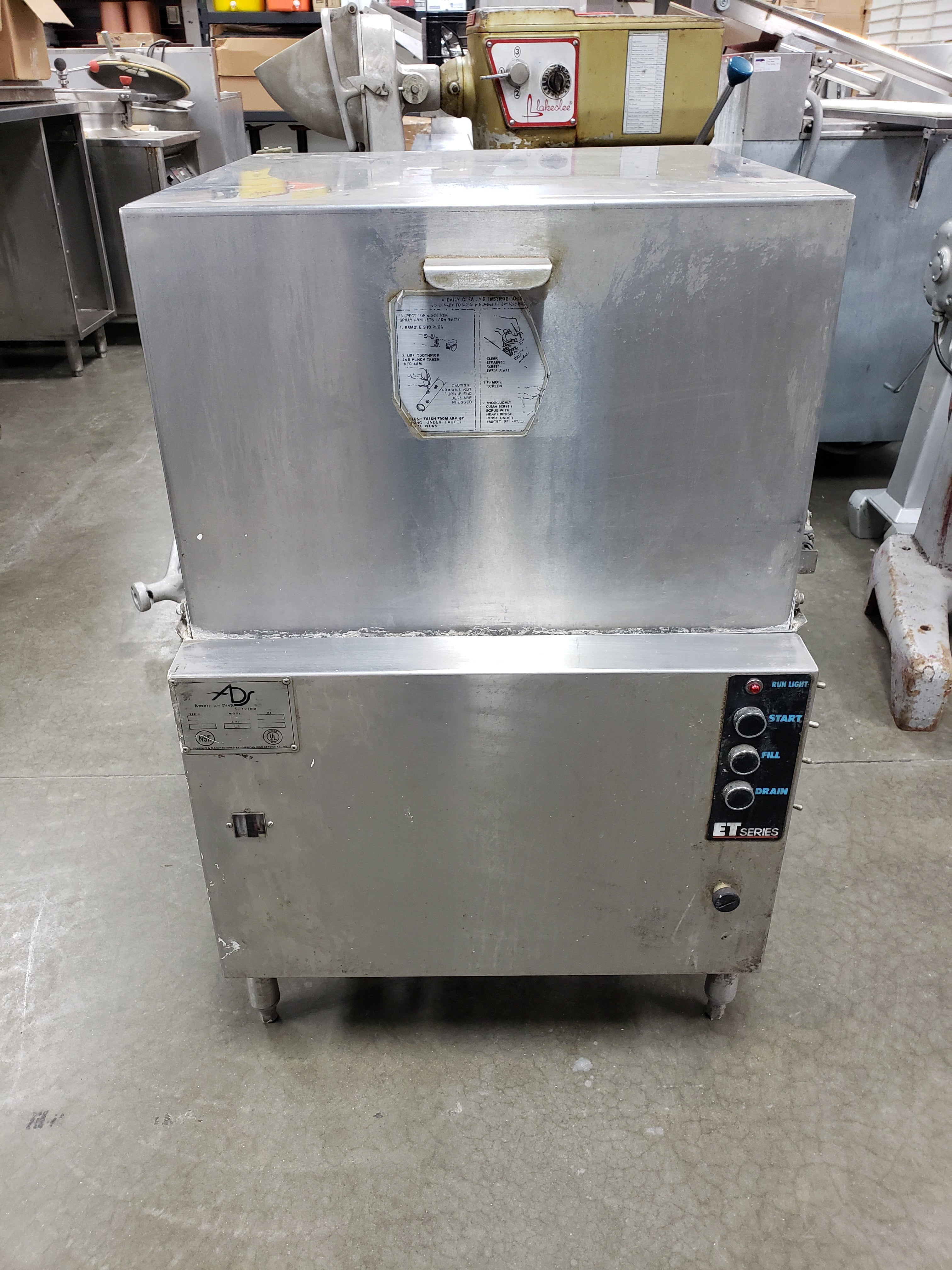 Used ADT EF-AF Undercounter Commercial Dish Washer 120V 15A As-Is