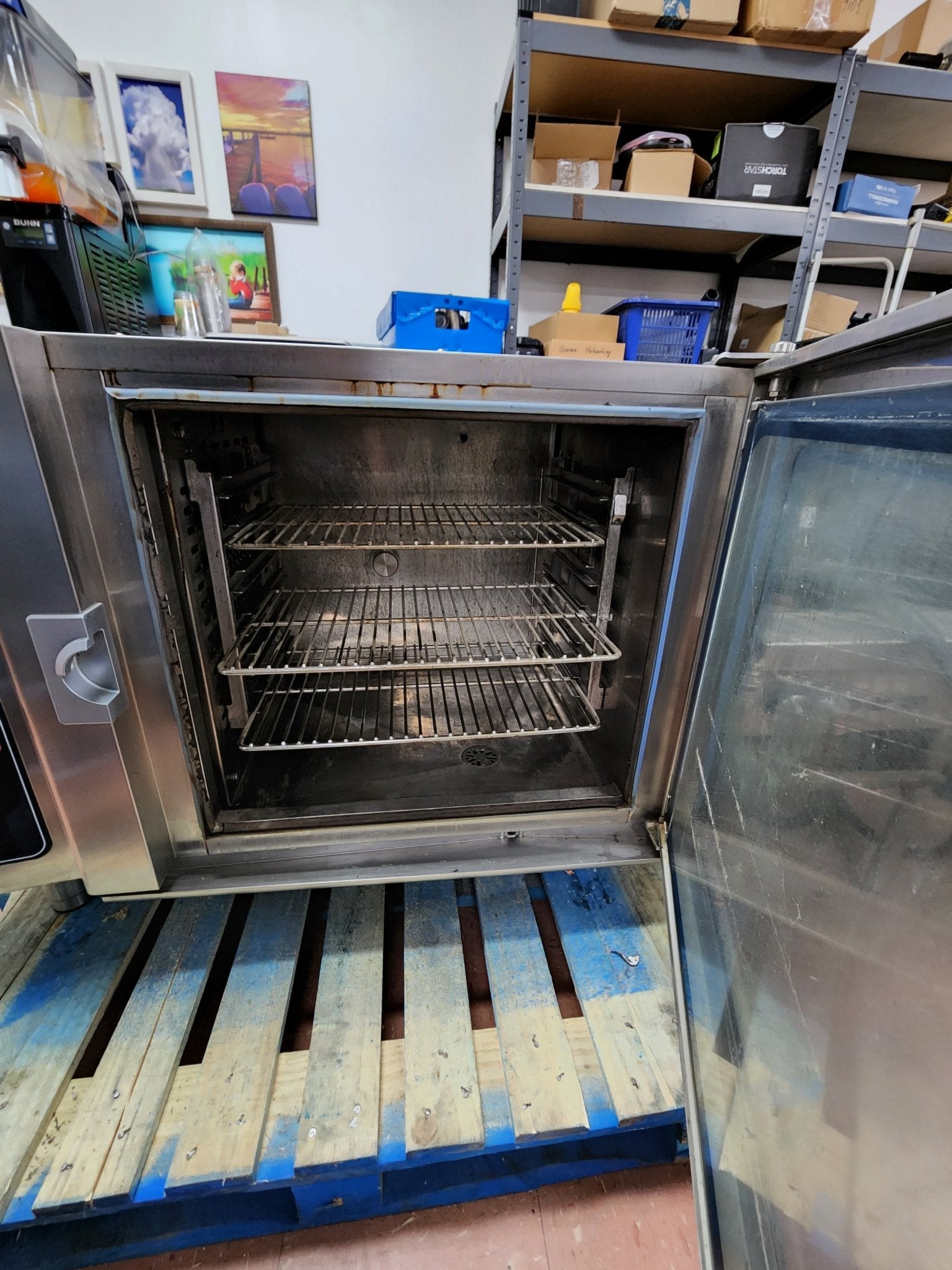 Used Alto Shaam - 6.10 ES Combitherm Steamer Convection Combi Oven 220V 3 Phase - Falcon Restaurant Supply - 2