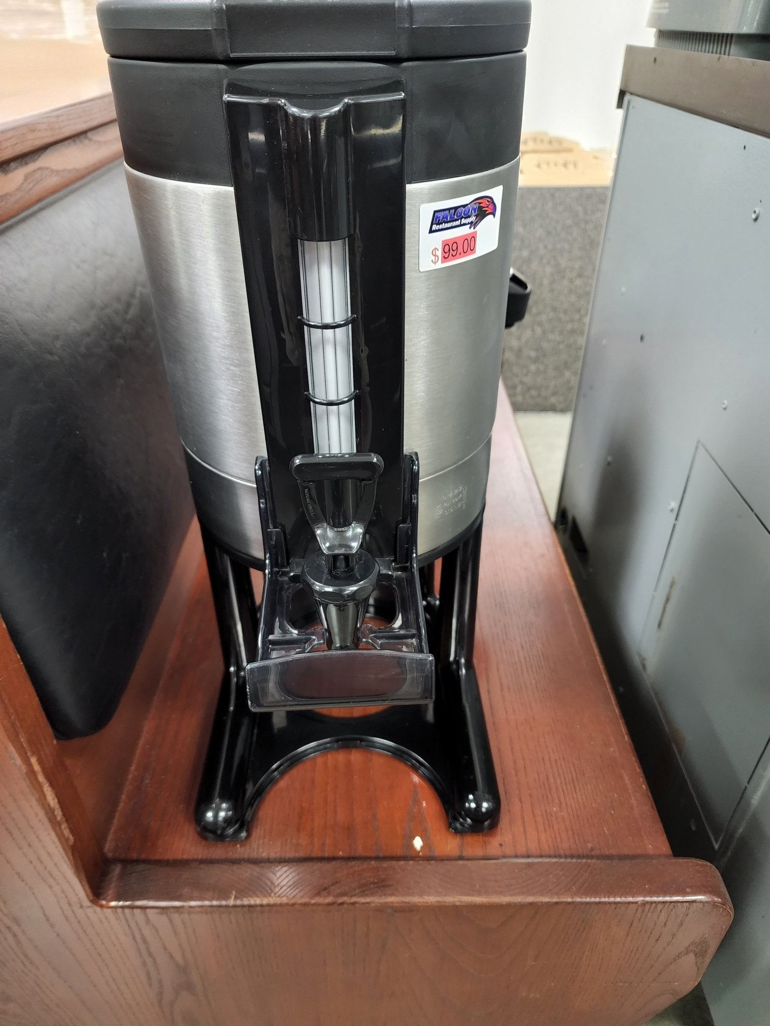 Used Service Ideas GIU1GV2 1 gal Thermal Coffee Satellite - Brushed Finish - Used - Falcon Restaurant Supply - 1