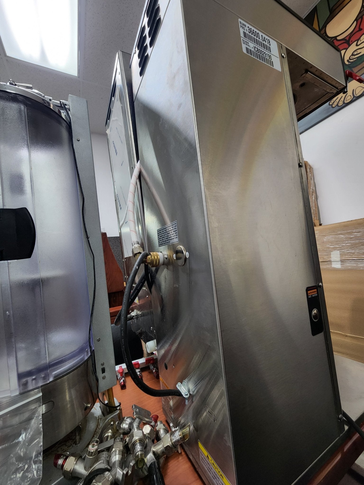 Used Bunn ICB - DV Infusion Series® Coffee Brewer Machine - Tall - 120V - Falcon Restaurant Supply - 3