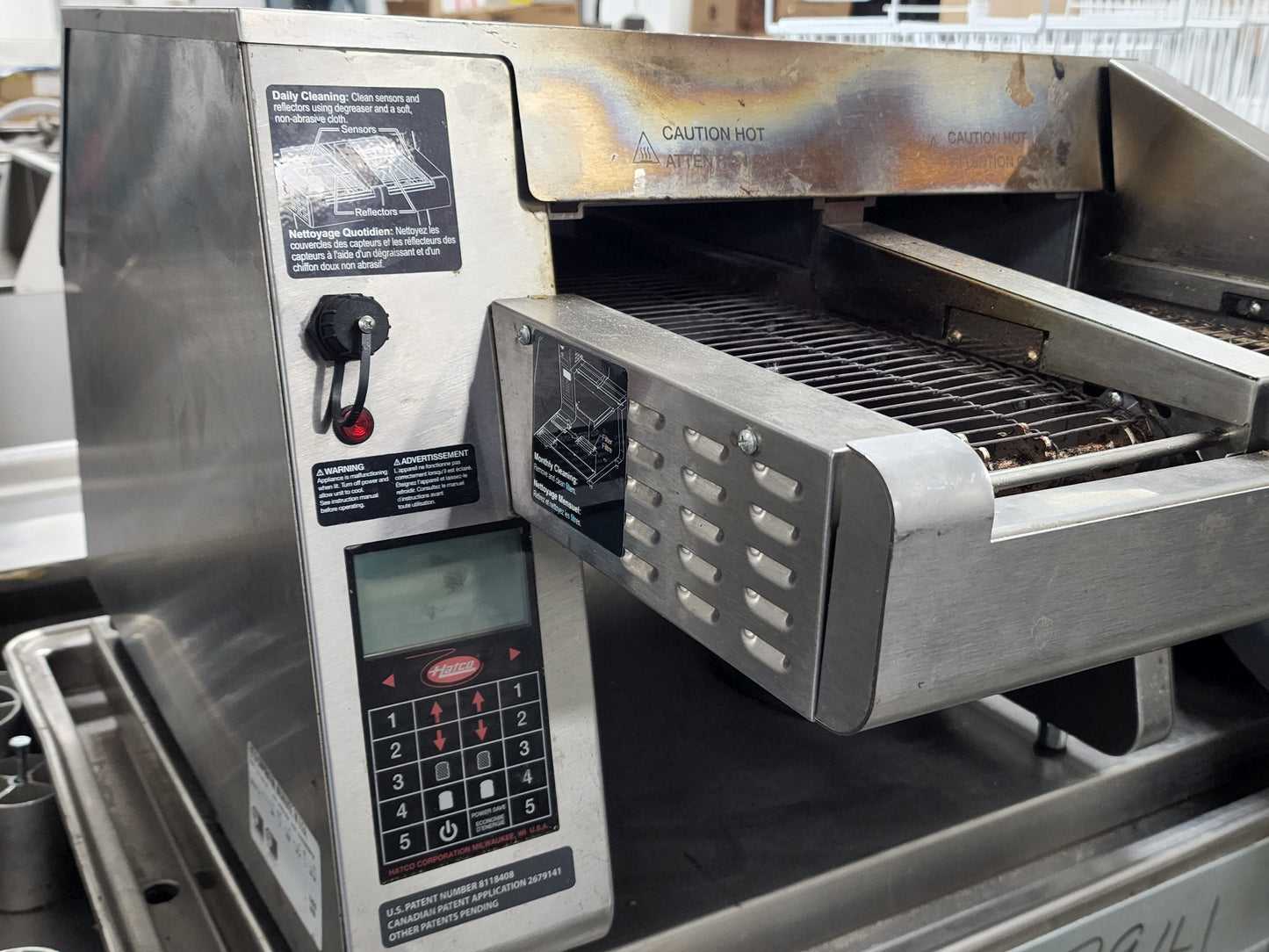 Hatco ITQ-1750 Conveyor Toaster, Two Separate Conveyors Each 6" Wide - Used