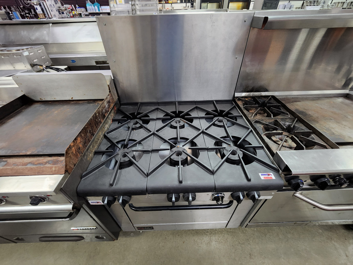 Used Southbend Select 6 Burner Cooktop Range and Oven Natural Gas