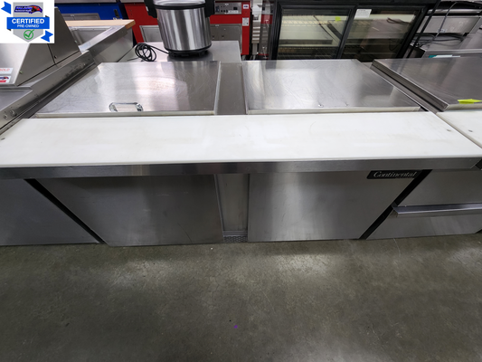 Continental SW60-24M Refrigerator Flat Top Prep-Table - Used