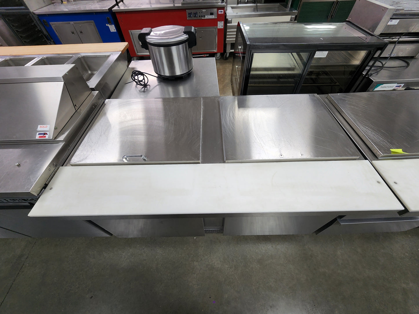 Continental SW60-24M Refrigerator Flat Top Prep-Table - Used