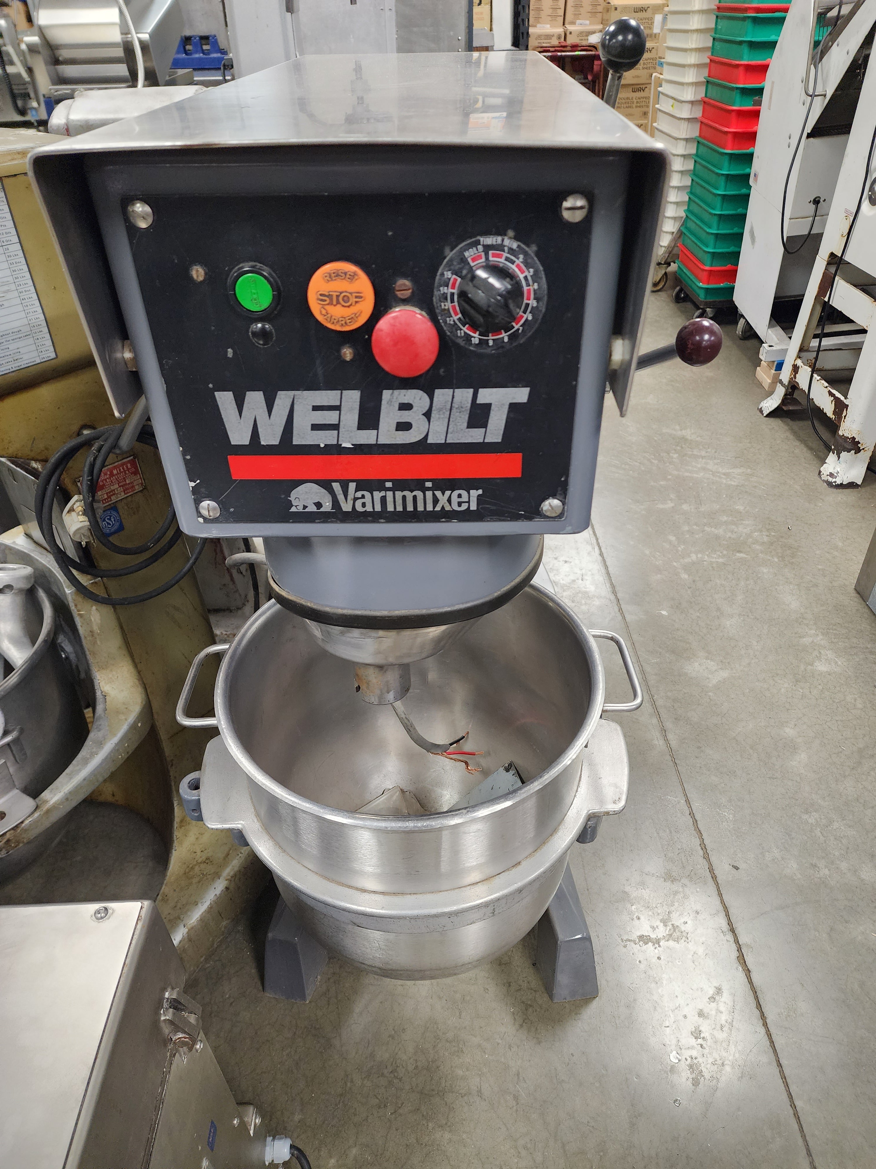 Used Welbilt Varimixer W40A 40 QT