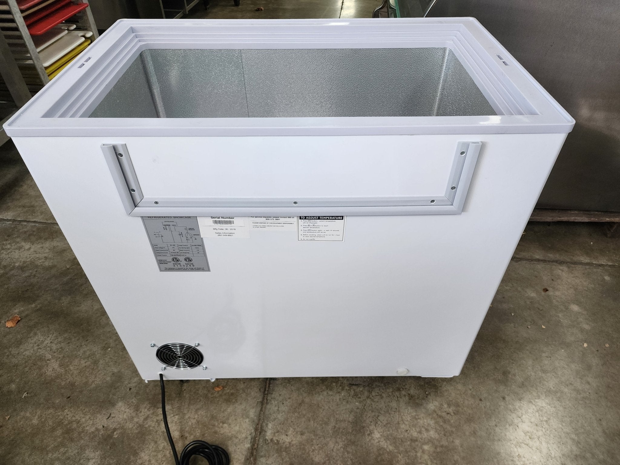 New SC180 Open Top Refrigerator