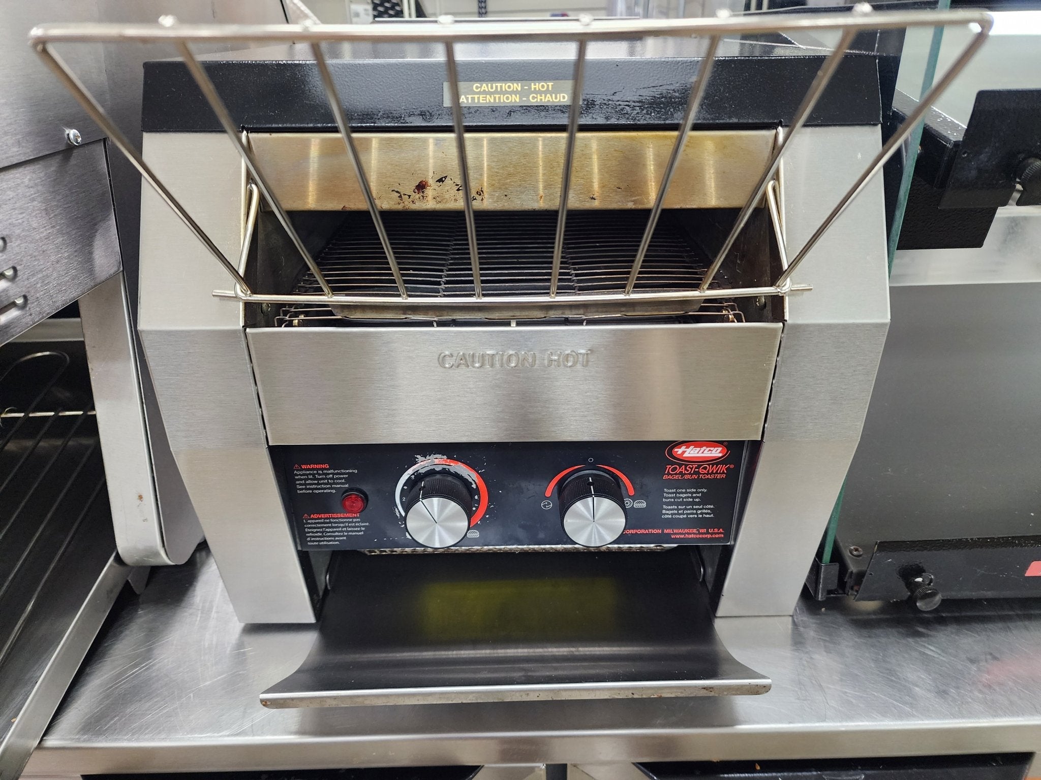 Used Hatco TQ - 20BA Conveyor Bagel and Bun Toaster Toasts on One Side Only 208V - Falcon Restaurant Supply - 1
