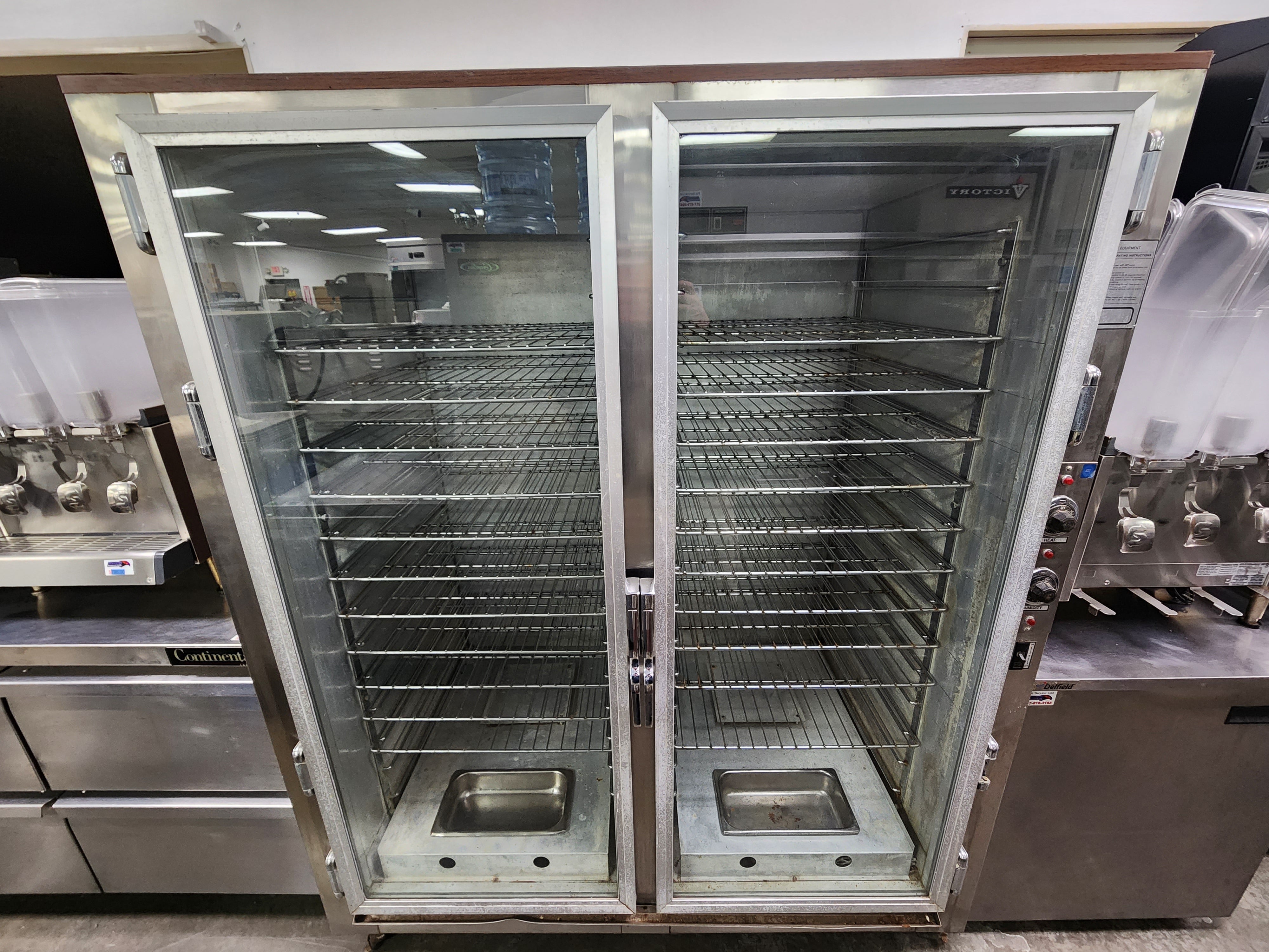 Used Nu-Vu R30 Double Door Heated Holding/Proofer Cabinet