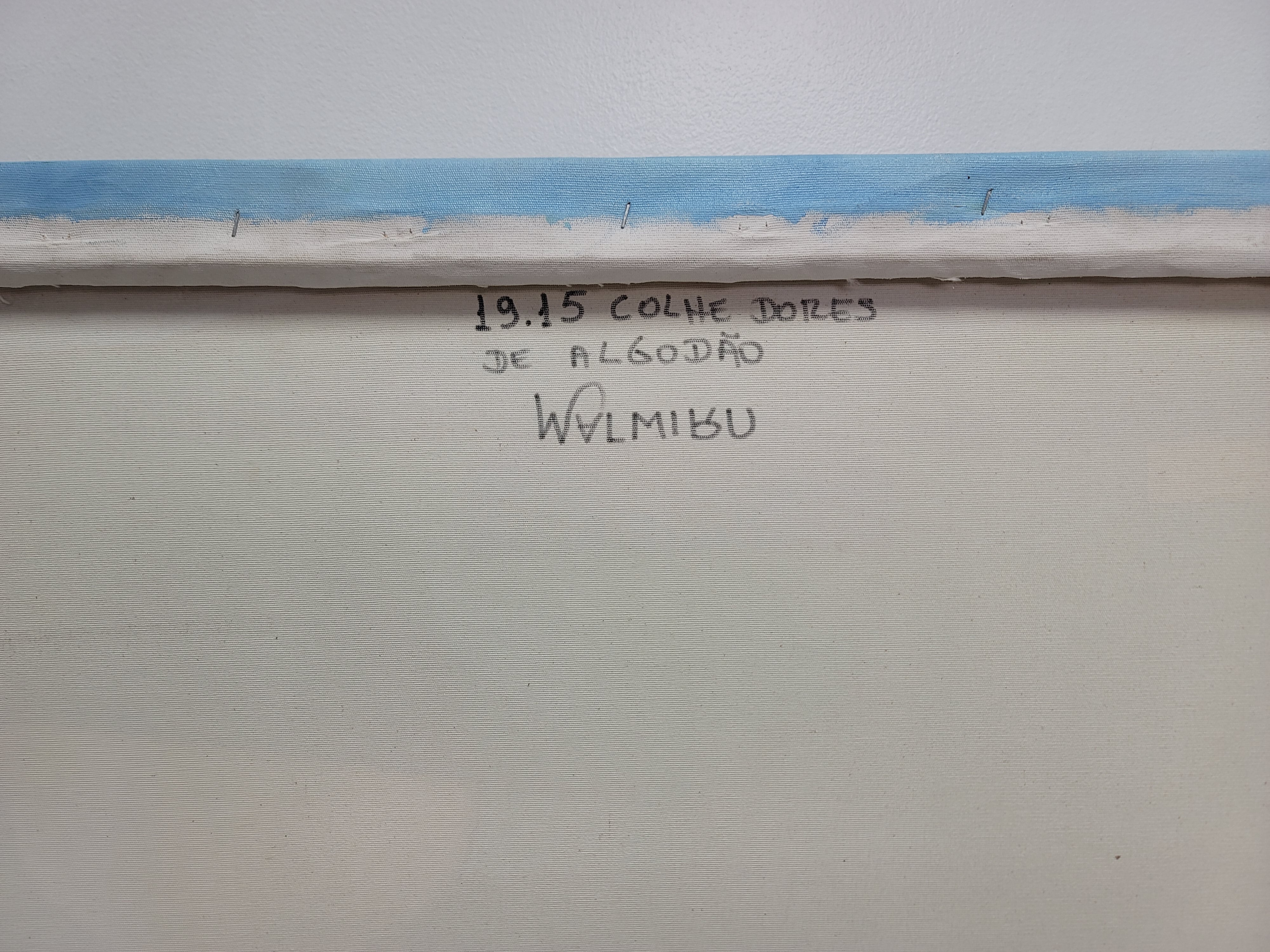 New Walmiru Original Faceless Painting on Canvas - Cotton Pickers 36" x 60"