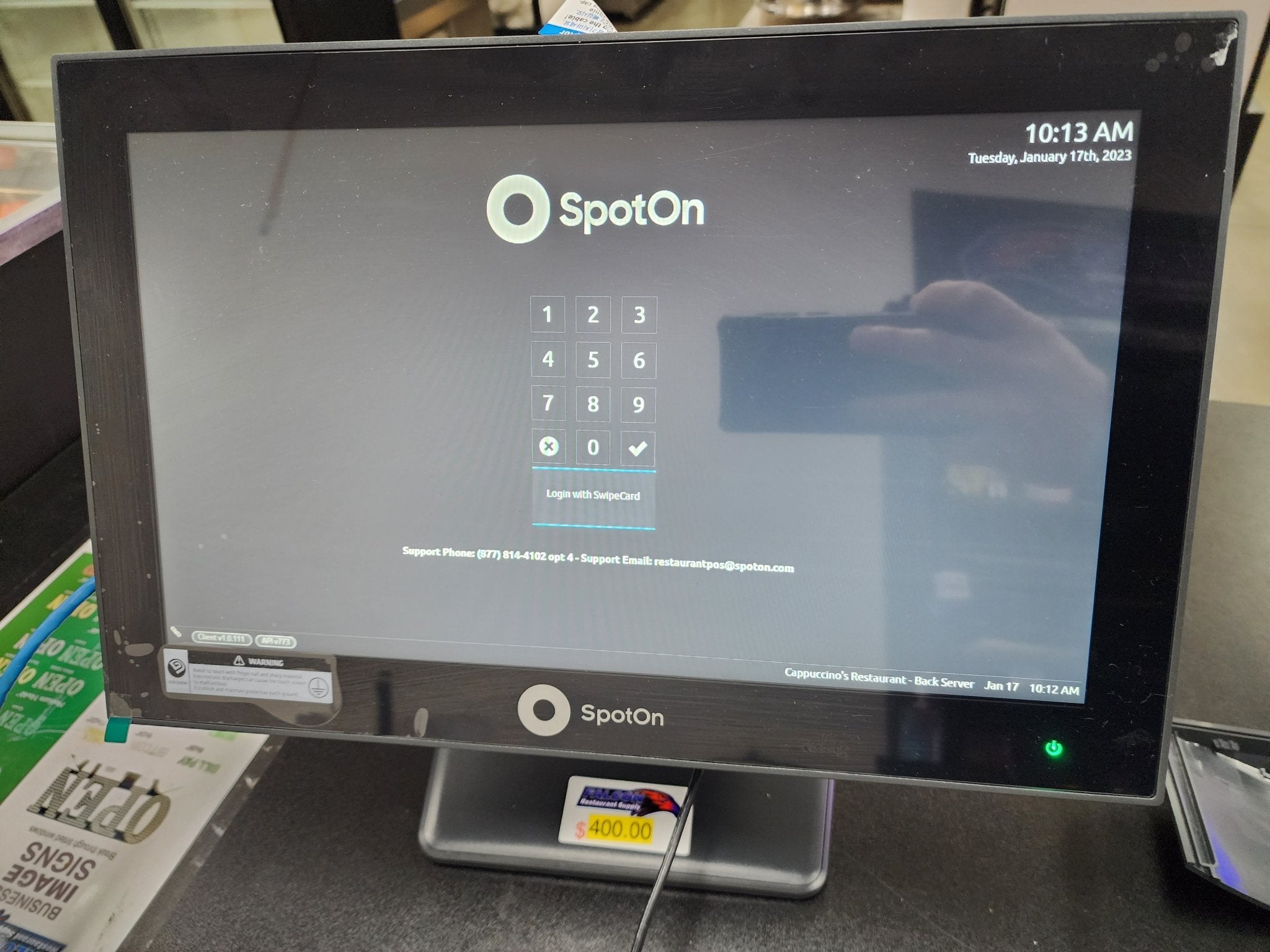 Used SpotOn Apexa GW POS - Falcon Restaurant Supply - 6