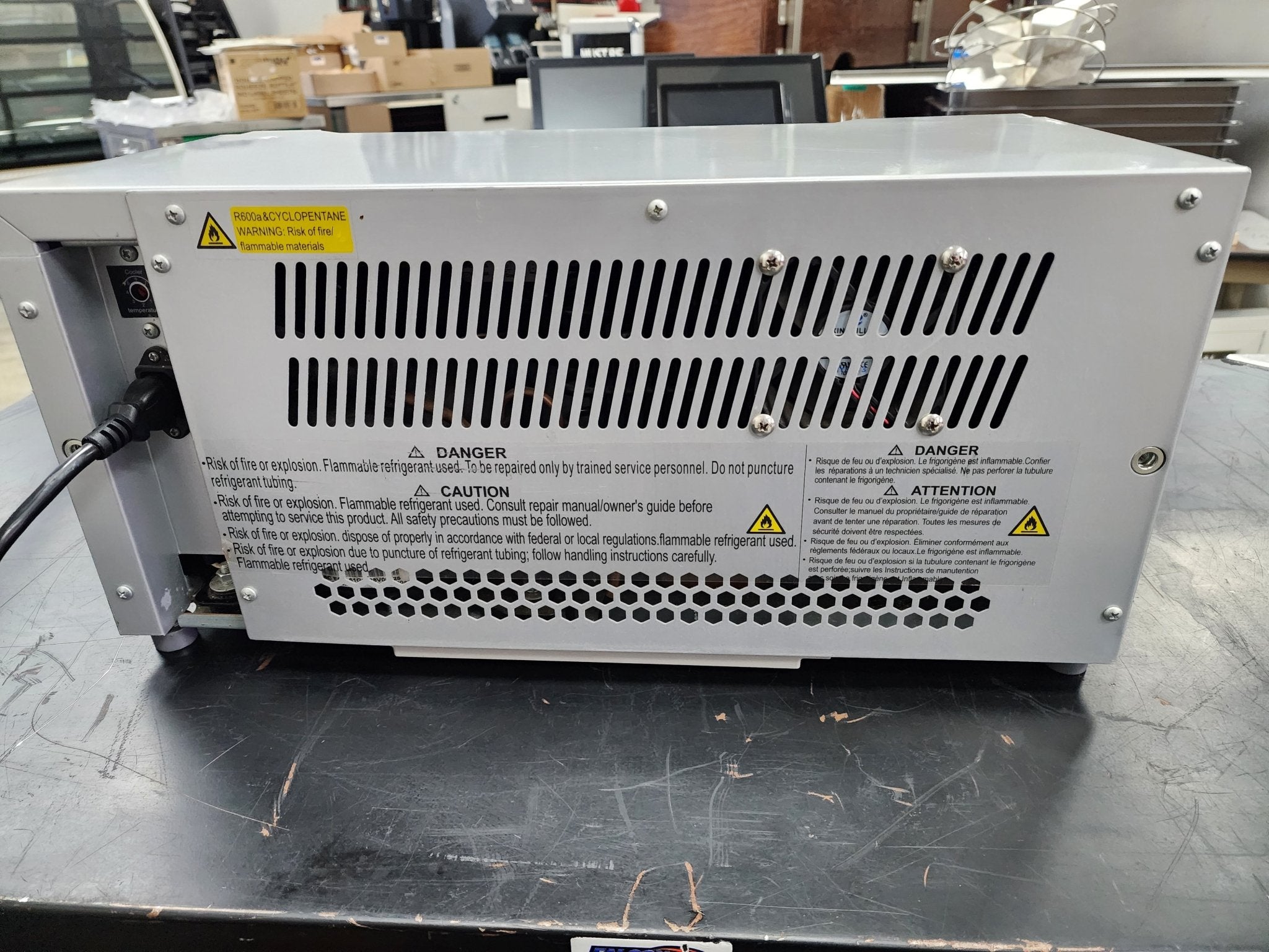 Red Bull Mini display countertop refrigerator - Falcon Restaurant Supply - 6