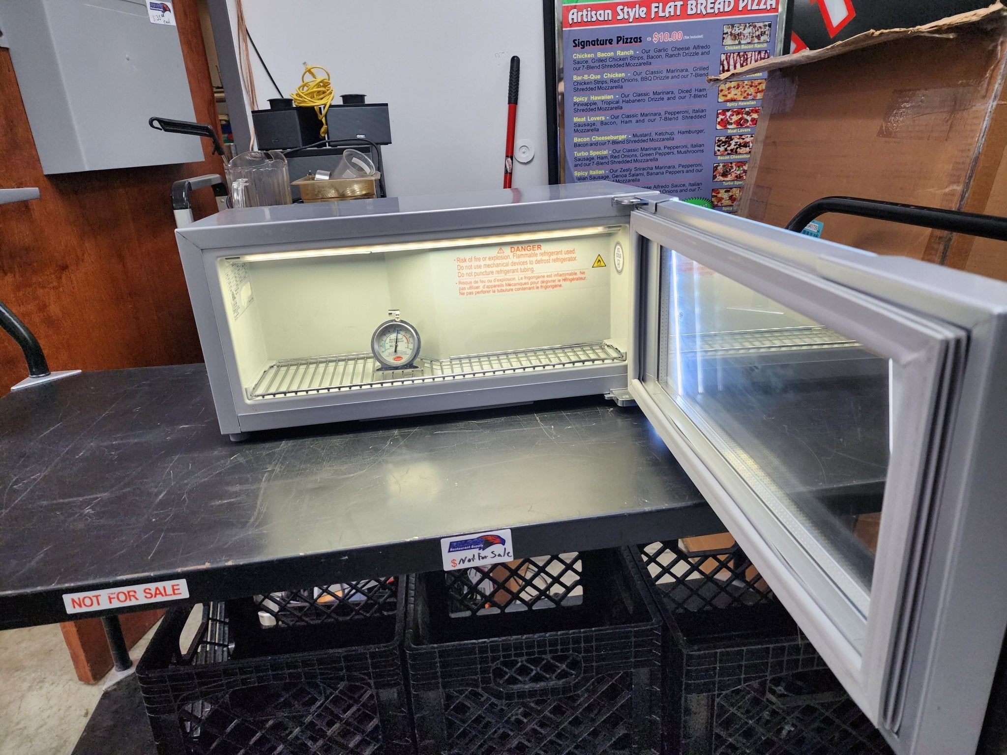 Red Bull Mini display countertop refrigerator - Falcon Restaurant Supply - 10